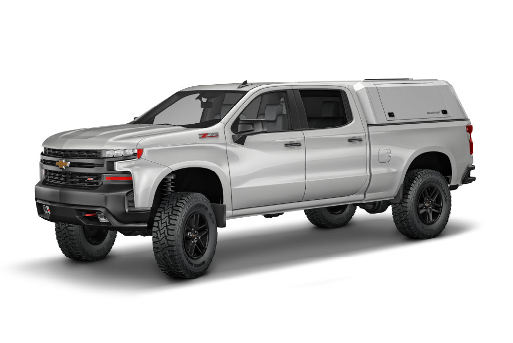 RSI SmartCap - Silverado/Sierra Truck Bed Cap Edge Defender OEM White 20-26 Chevrolet Silverado/Sierra 2500/3500 HD 8 Foot Long Bed - ED0134-WN