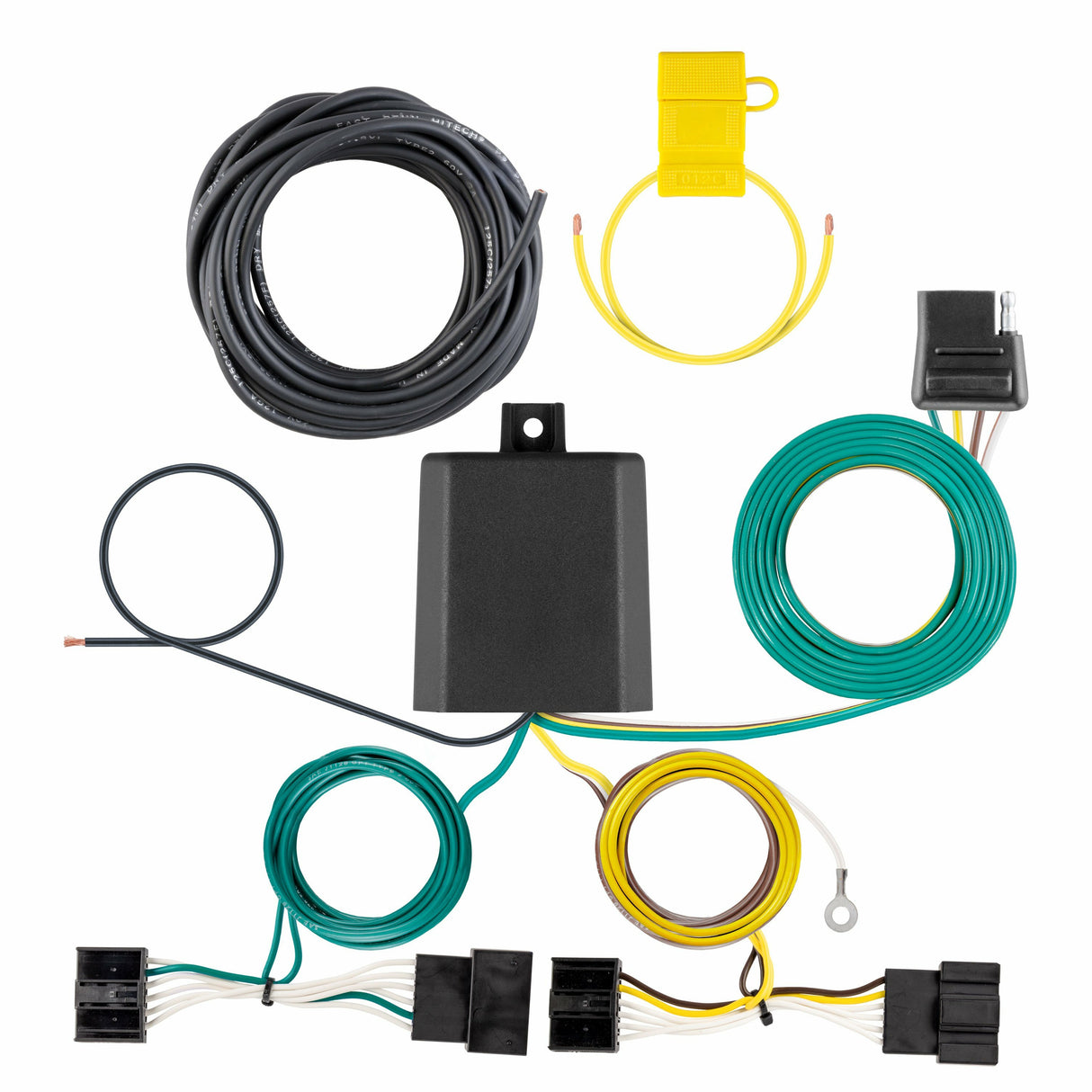 CURT 56533 Custom Wiring Harness, 4-Way Flat Output, Select BMW X3