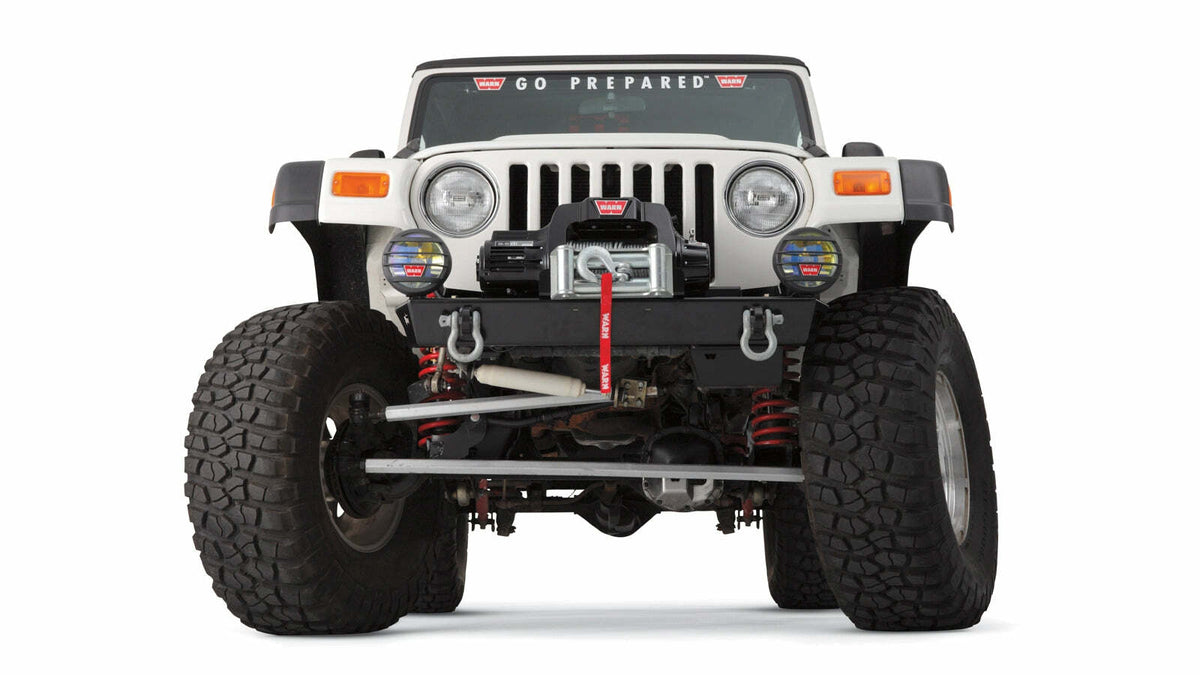 Warn - Rock Crawler Front Stubby Bumper for 1997-2006 Jeep Wrangler TJ - 87700