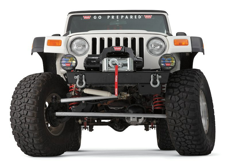 Warn - Rock Crawler Front Stubby Bumper for 1997-2006 Jeep Wrangler TJ - 87700
