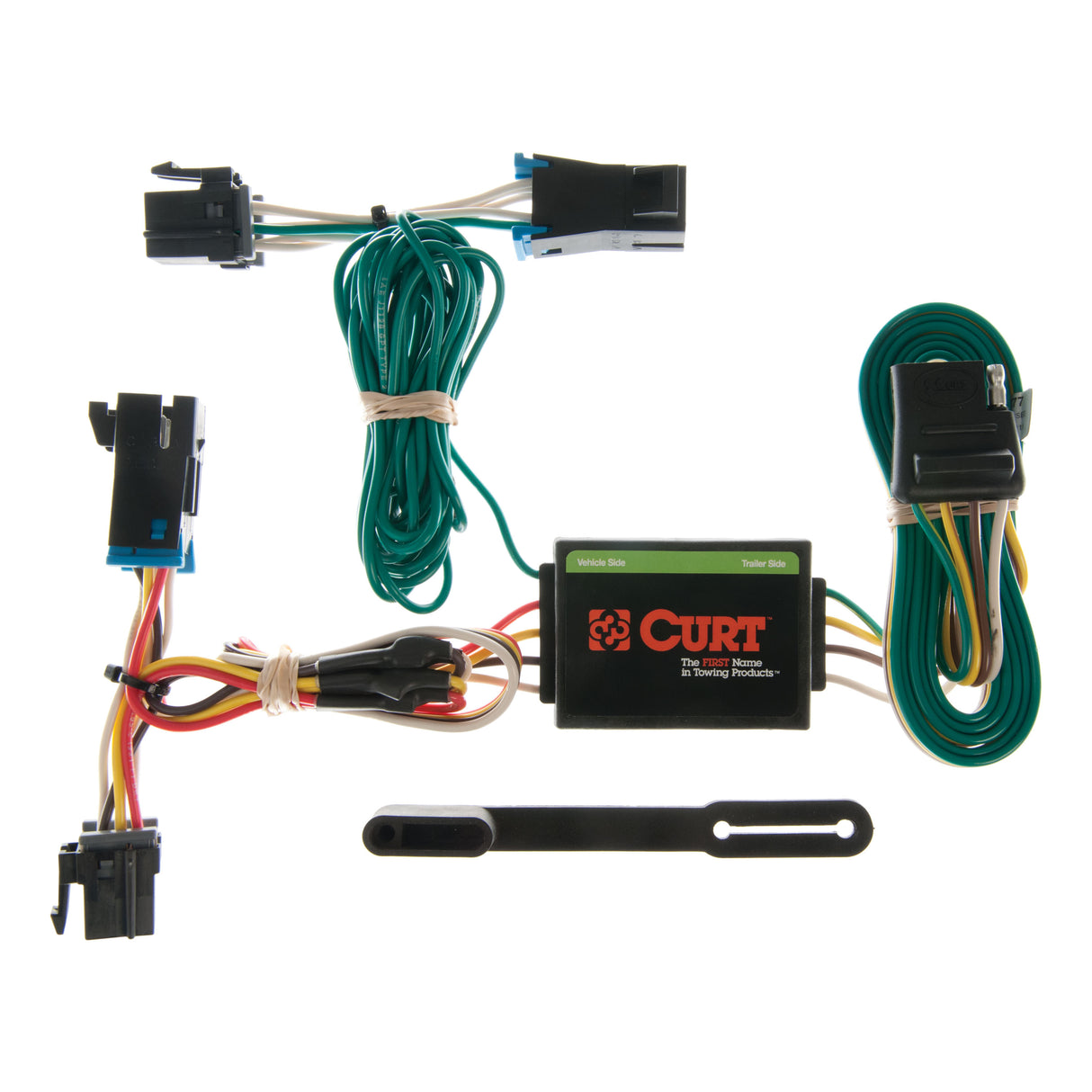 Curt - Custom Wiring, 4-Way Flat, Select Chevrolet Express, GMC Savana 1500, 2500, 3500 - 55377