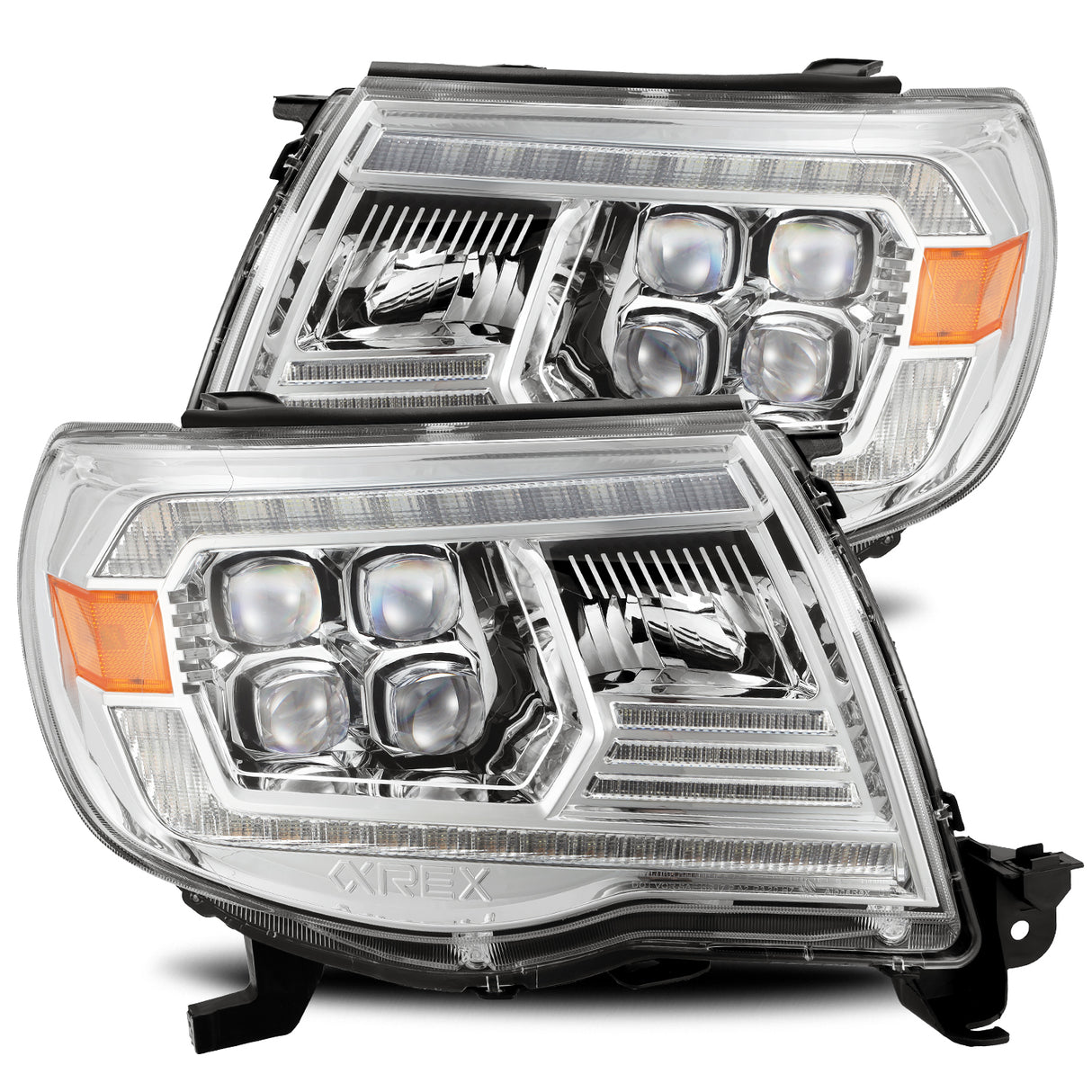 AlphaRex 880743 LED Projector Headlights in Chrome