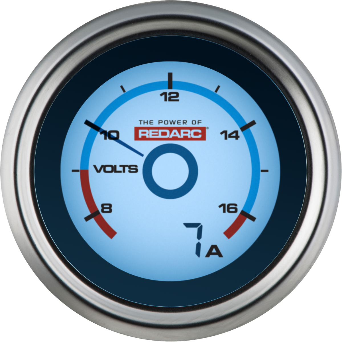 Redarc - Redarc G52-Va Single Bat. Voltage Gauge - G52-VA