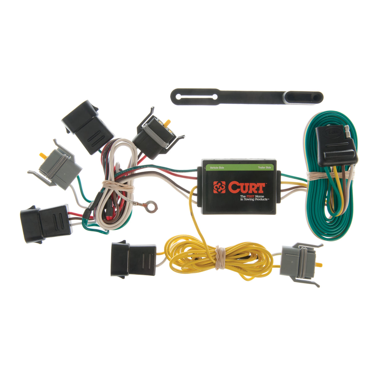 Curt - Custom Wiring, 4-Way Flat, Select E-Series, Escape, Tribute, Sable Wagon - 55343