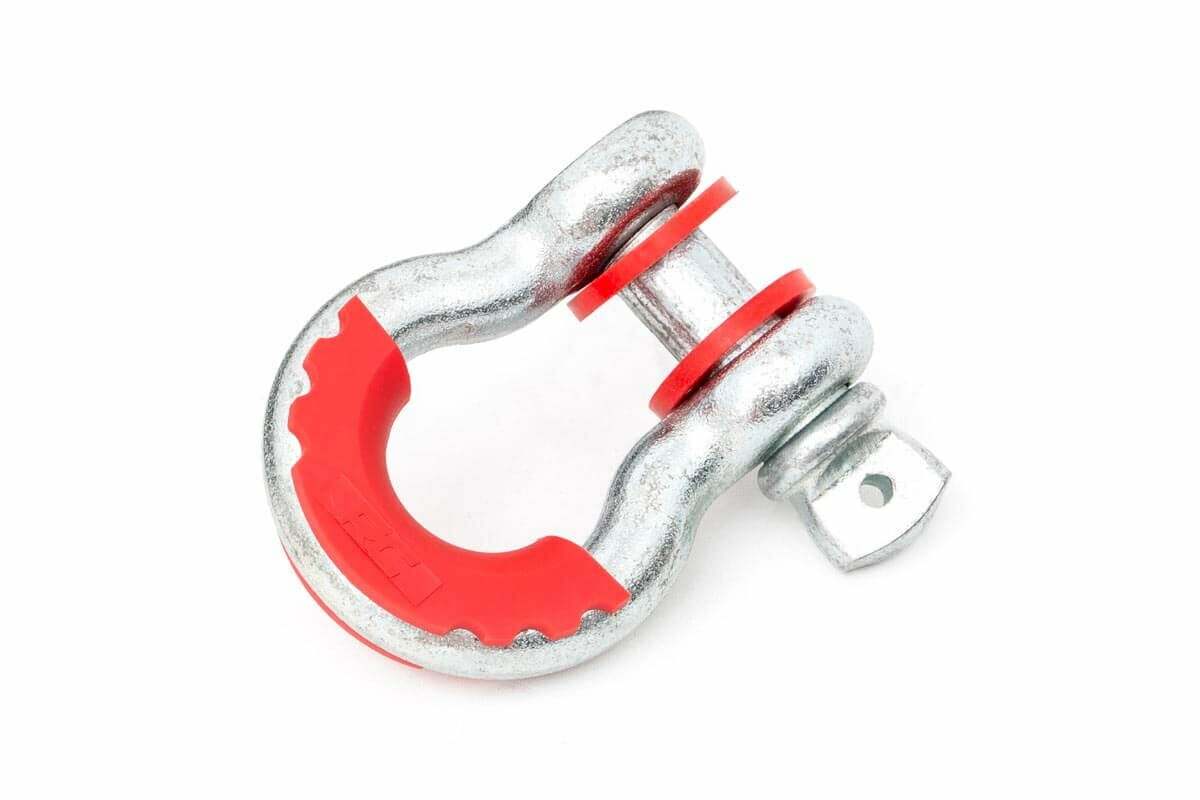 Rough Country D-Ring Isolator Kit - Pair - Red - RS102