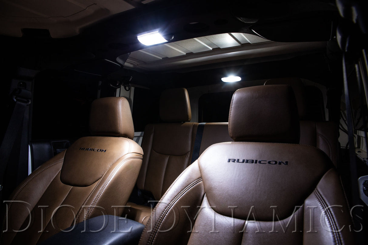 Diode Dynamics - DD0363 - Wrangler JK 4dr Interior Kit - Stage 1 Cool White