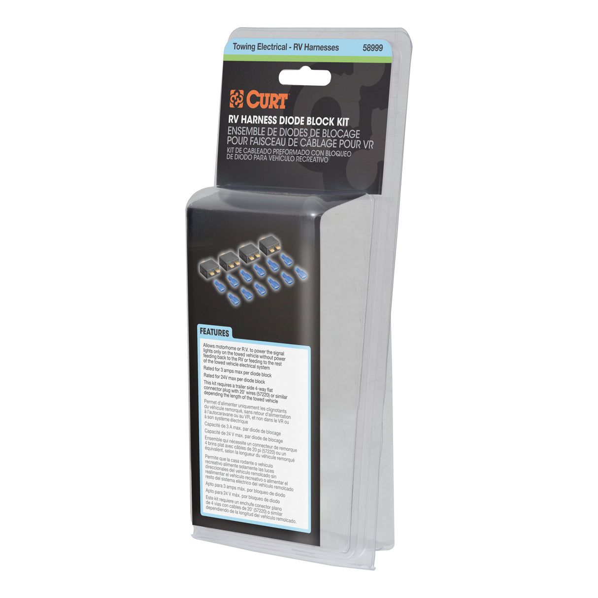 Curt - RV Harness Diode Kit - 58999