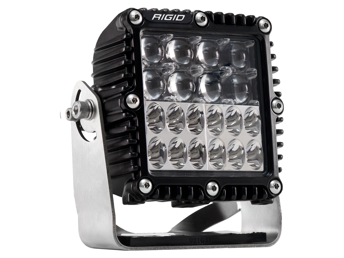 RIGID Industries - 544813 Q-Series PRO LED Light, Hyperspot/Driving Combo, Black Housing, Single