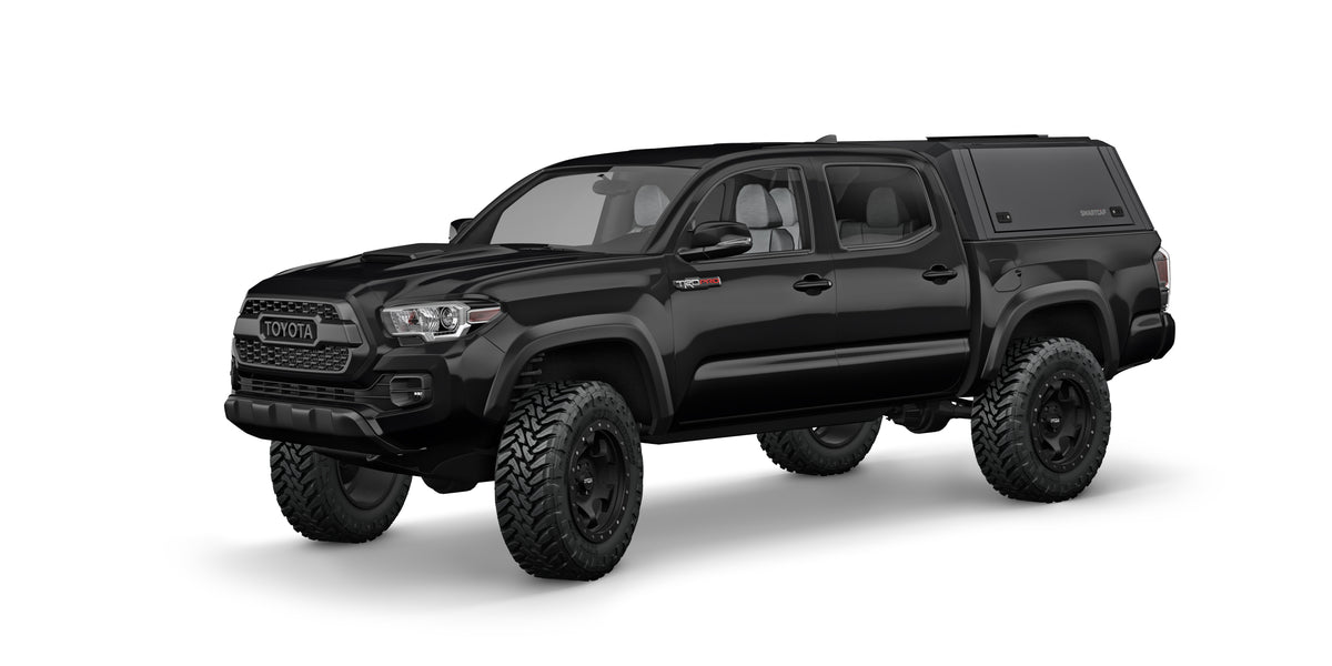 RSI SmartCap - Tacoma Truck Bed Cap SmartCapEVOa Adventure Matte Black For 16-23 Toyota Tacoma 5 Foot Short Bed SmartCap - EA1302-MB