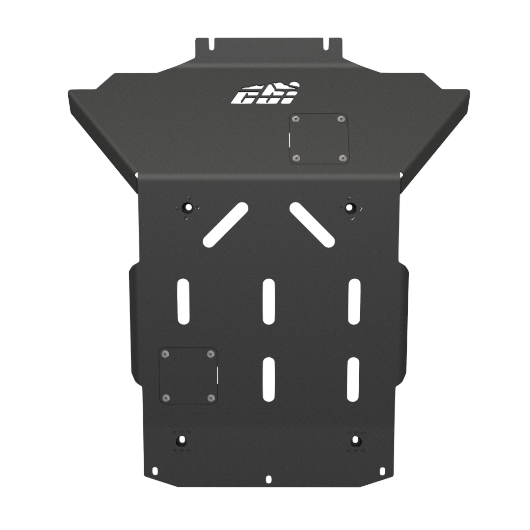 CBI - 3rd Gen Toyota Tundra Hybrid/Non-hybrid Front Overland Skid Plate / Aluminium / TRD Grey - 300-000-012-033