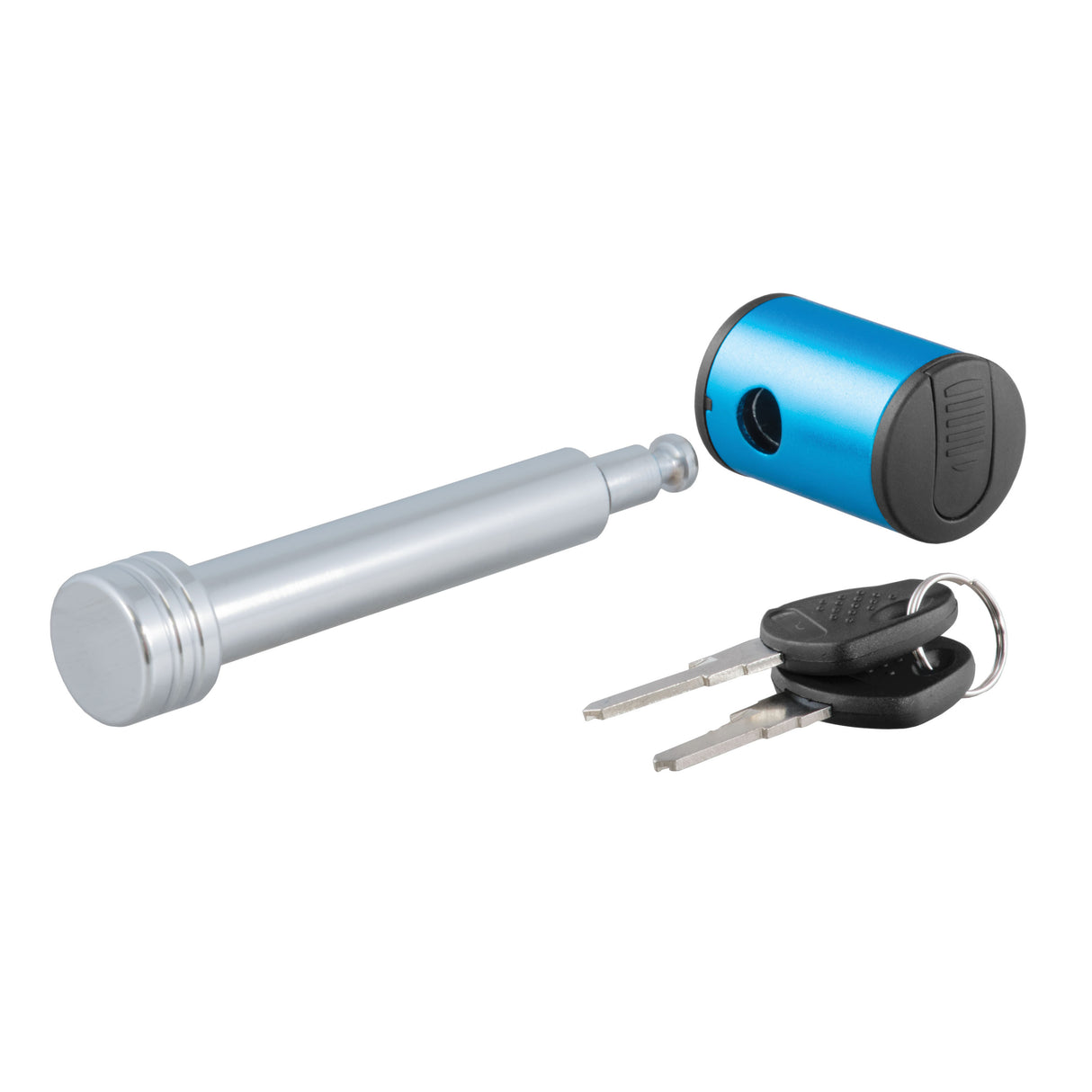 Curt - 5/8" Hitch Lock (2" or 2-1/2" Receiver, Right-Angle, Chrome) - 23504