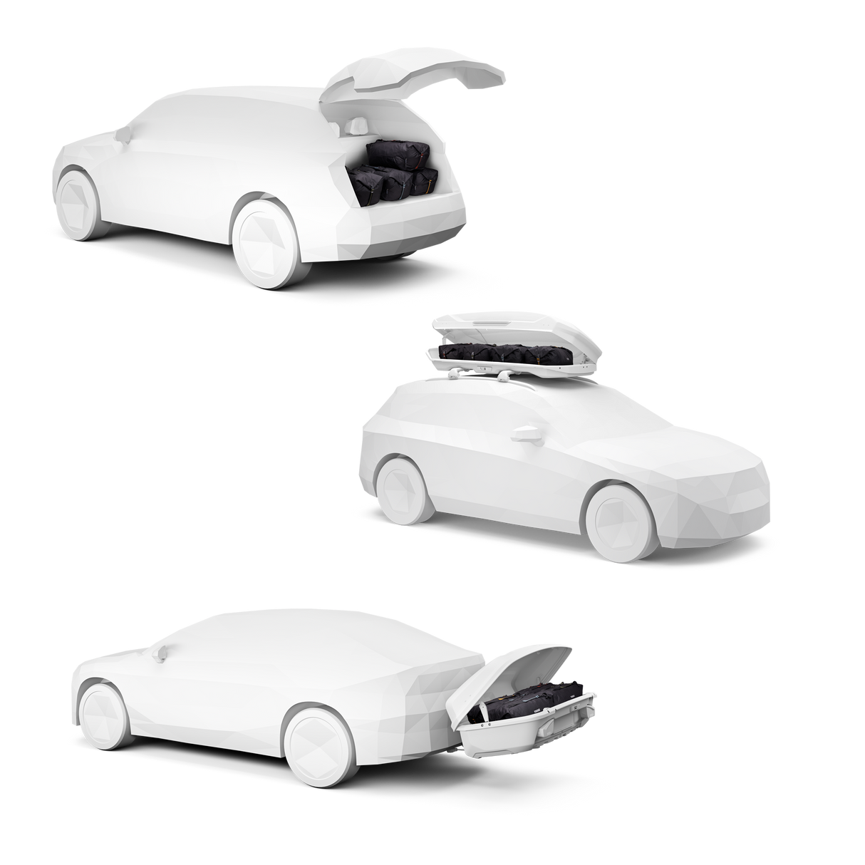 Thule - GoPack Duffel 75L Set (4-Pack) - 800604