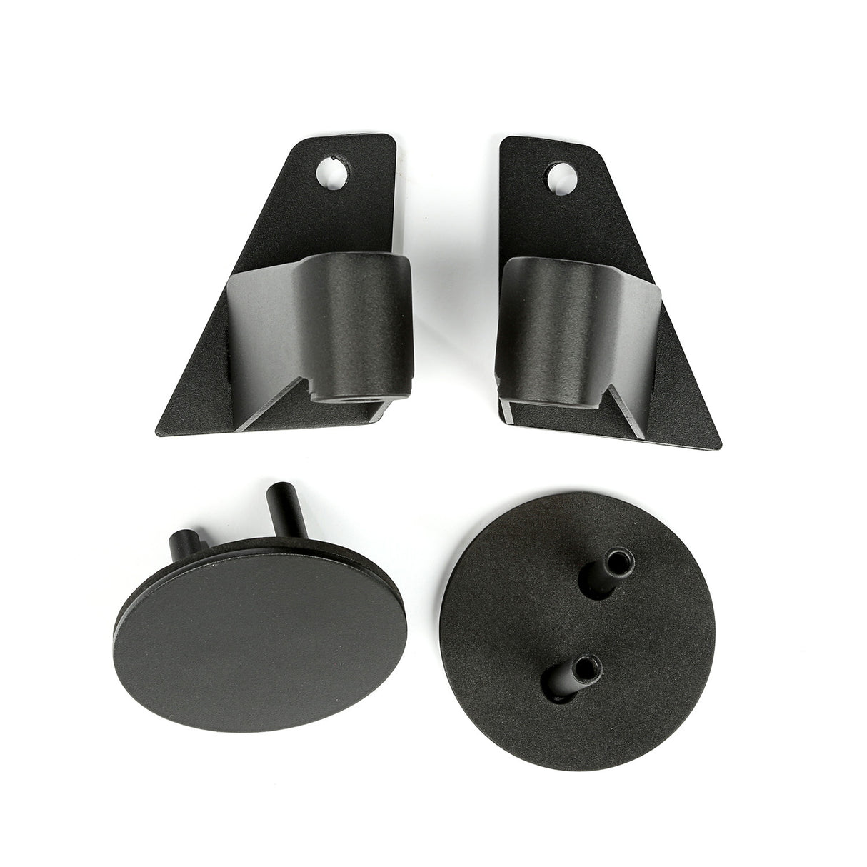 Rugged Ridge - Mirror Relocation Brackets, Textured Black; 07-16 Jeep Wrangler JK - 11025.07