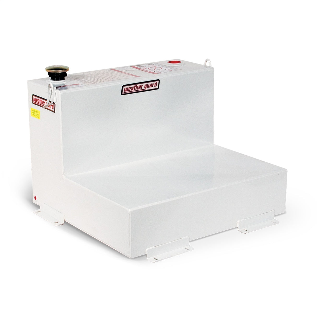 Weather Guard - Transfer Tank - Mini, L-Shape, 50 Gallon - Steel, White Finish - 350-3-02