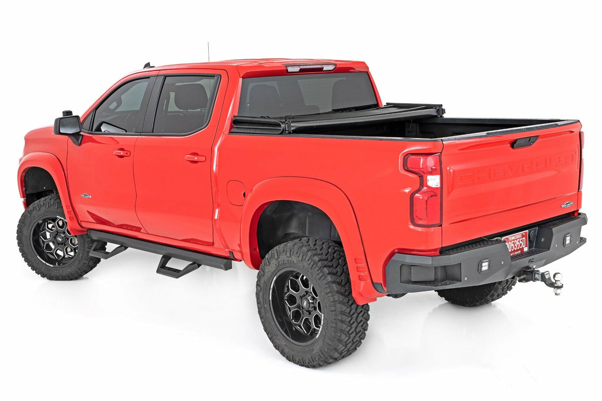Rough Country - SRX2 Adj Aluminum Step - Crew Cab - Chevy GMC 1500 2500HD (19-24) - 11003A