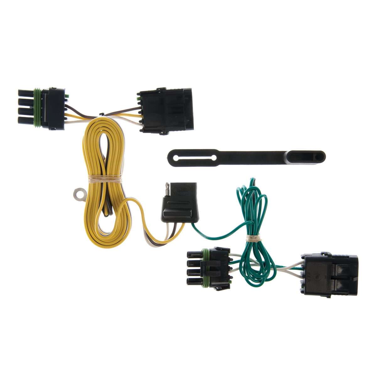 Curt - Custom Wiring Harness, 4-Way Flat Output, Select Jeep Wrangler TJ - 55356