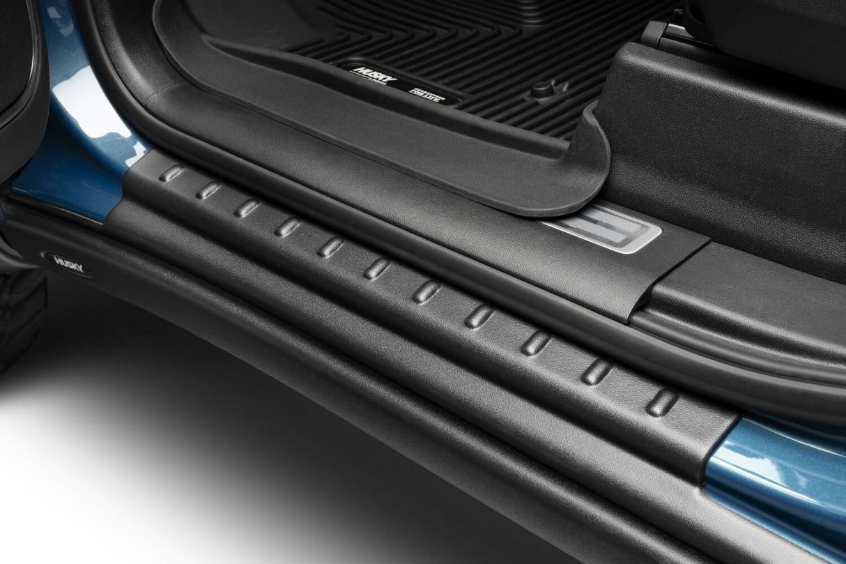 Husky Liners 2874102 Black Trail Armor Rocker Panel and Sill Plate Covers for 2019-2023 Chevrolet/GMC Silverado/Sierra 1500 Crew Cab;