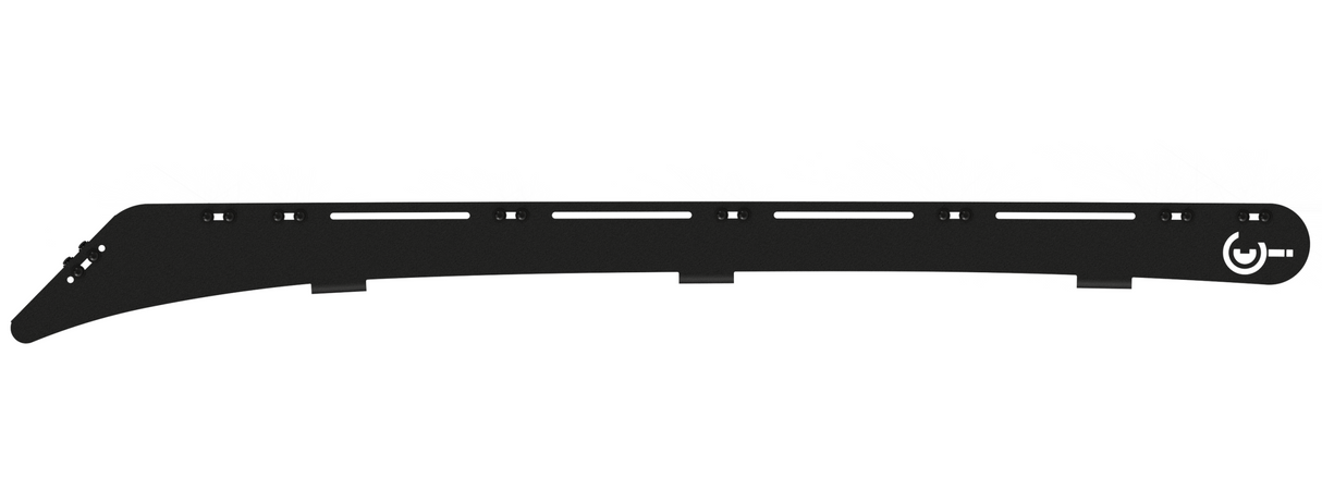 Prinsu - 3rd Gen Toyota Tundra Double Cab Roof Rack | 2022 / 40" cut out / Black - 400-000-012-011