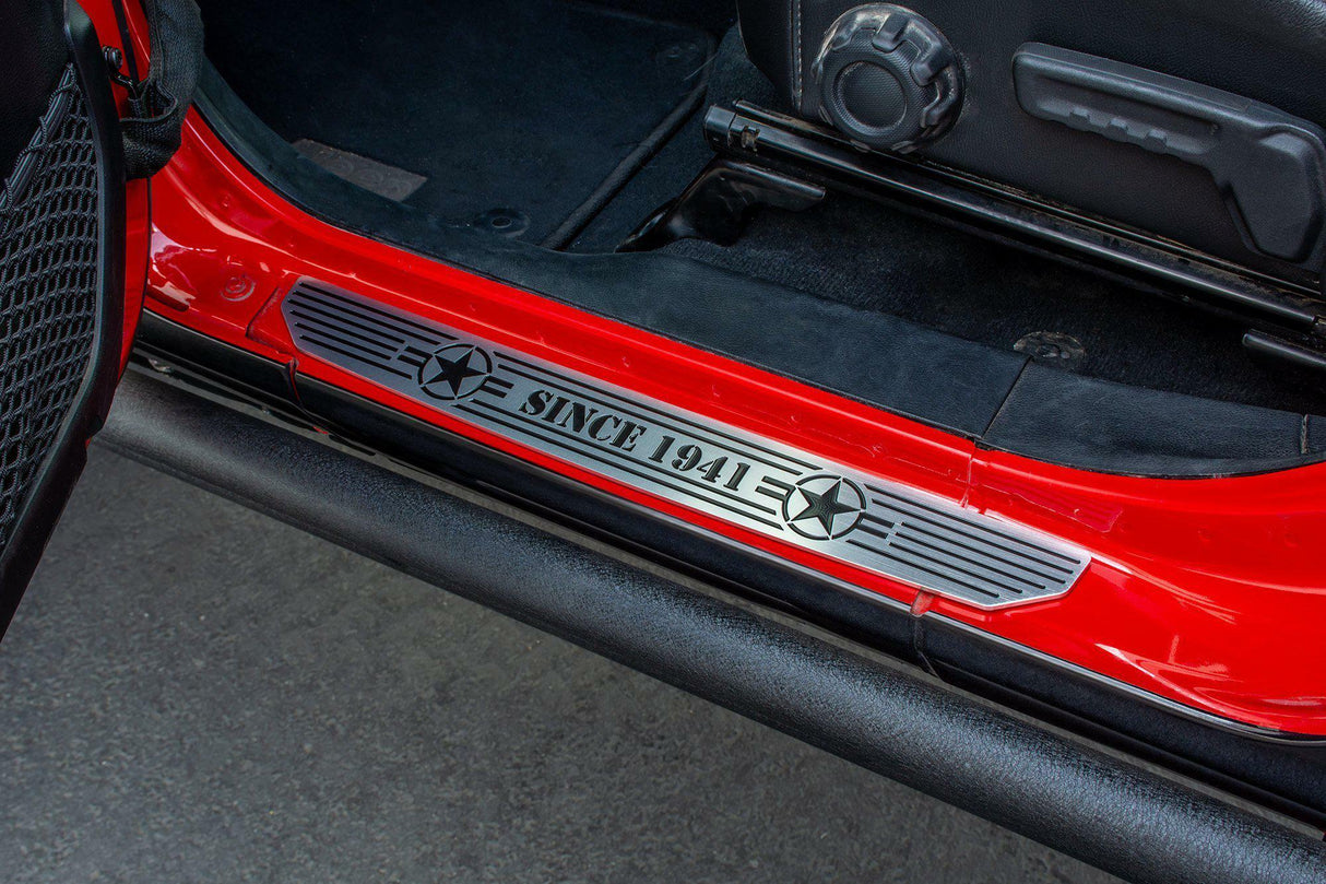 DV8 Offroad - Jeep JL & JT Sill Plates Front - D-JL-180014-STR2