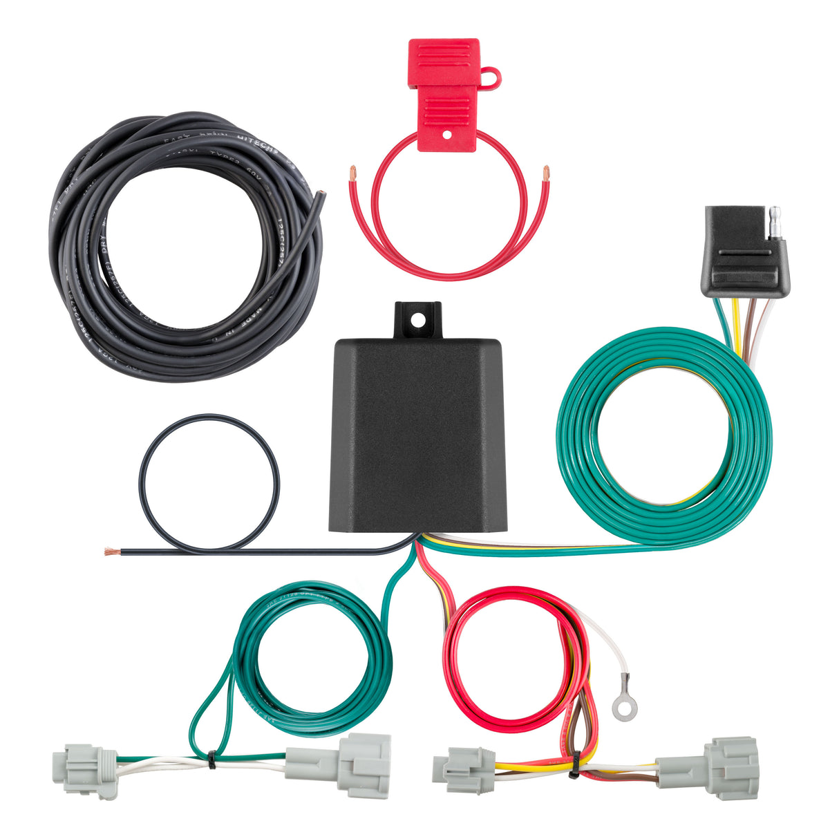 Curt - Custom Wiring Harness, 4-Way Flat Output, Select Nissan Quest - 56342
