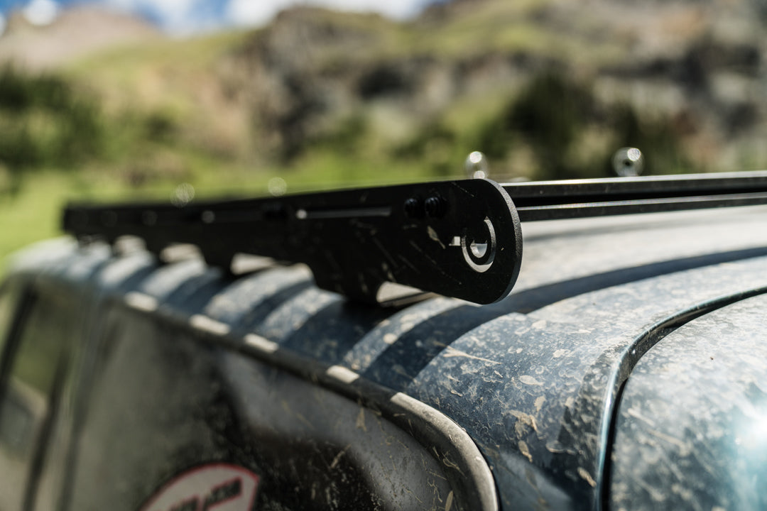 Prinsu - 3rd Gen Toyota 4Runner Prinsu 3/4 Roof Rack / Cutout for 40" Light Bars - 400-000-011-002