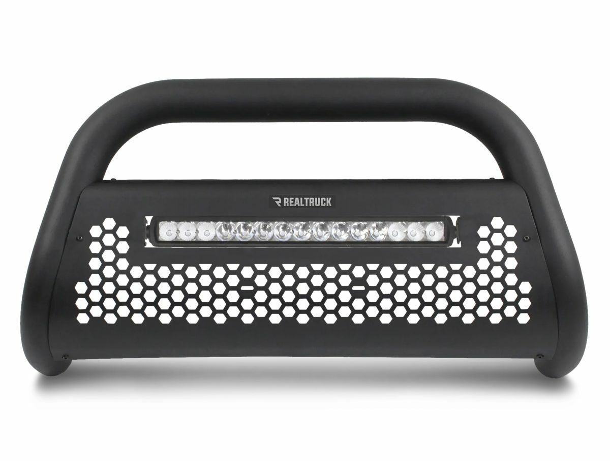 Go Rhino 55633LT - RC2 LR Bull Bar with Mounting Brackets & 20" Light Bar - Textured Black