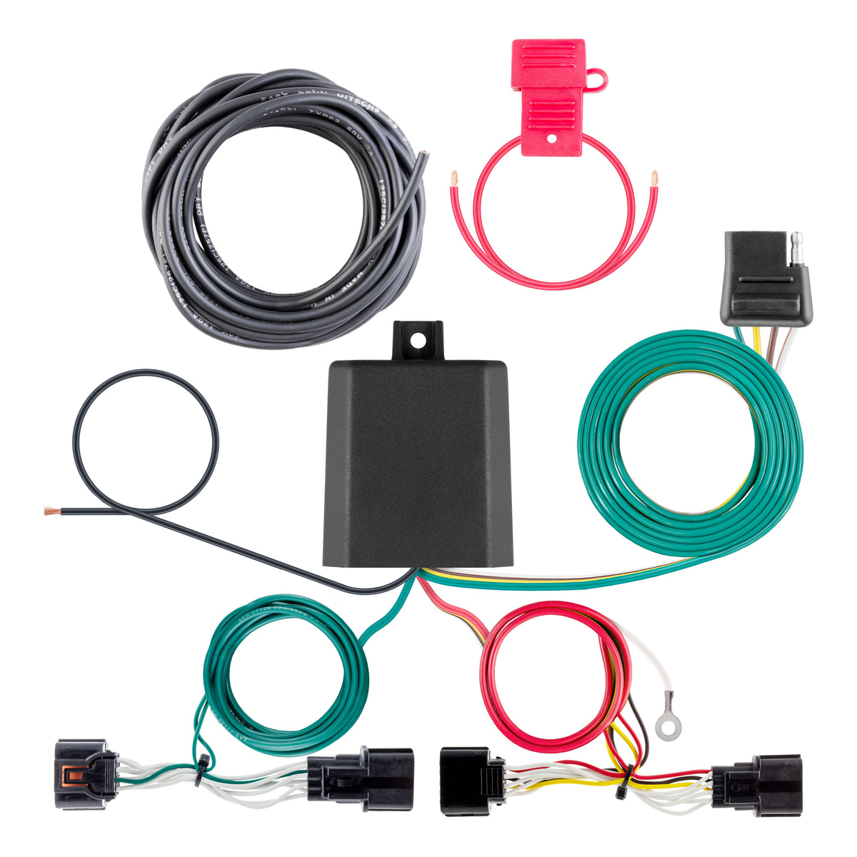 CURT 56526 Custom Wiring Harness, 4-Way Flat Output, Select Kia EV9