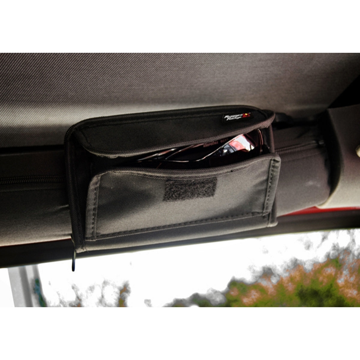 Rugged Ridge - Rugged Ridge 12101.52 Roll Bar Storage Pouch, Sunglass Holder; 55-21 Jeep CJ/Wrangler - 12101.52