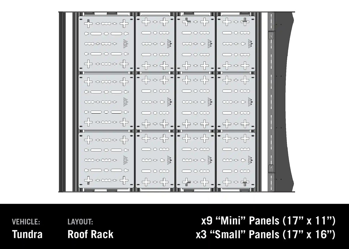 DRIFTR Toyota Tundra Roof Rack (2022-2026)
