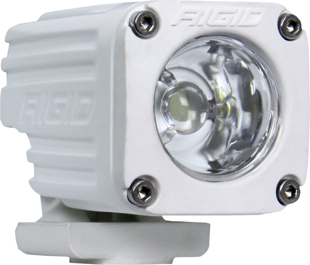 RIGID Ignite Flood Optic, Surface Mount, White Housing, Single