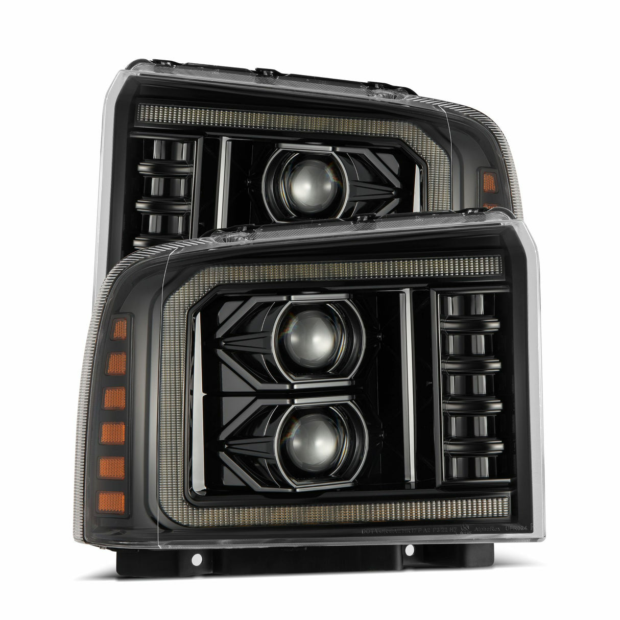 AlphaRex 880316 Projector Headlights Alpha-Black