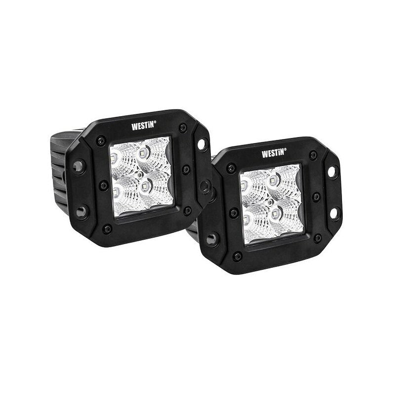 Westin - 09-1218FM4 FM4Q LED Flush Mount Auxiliary Lights