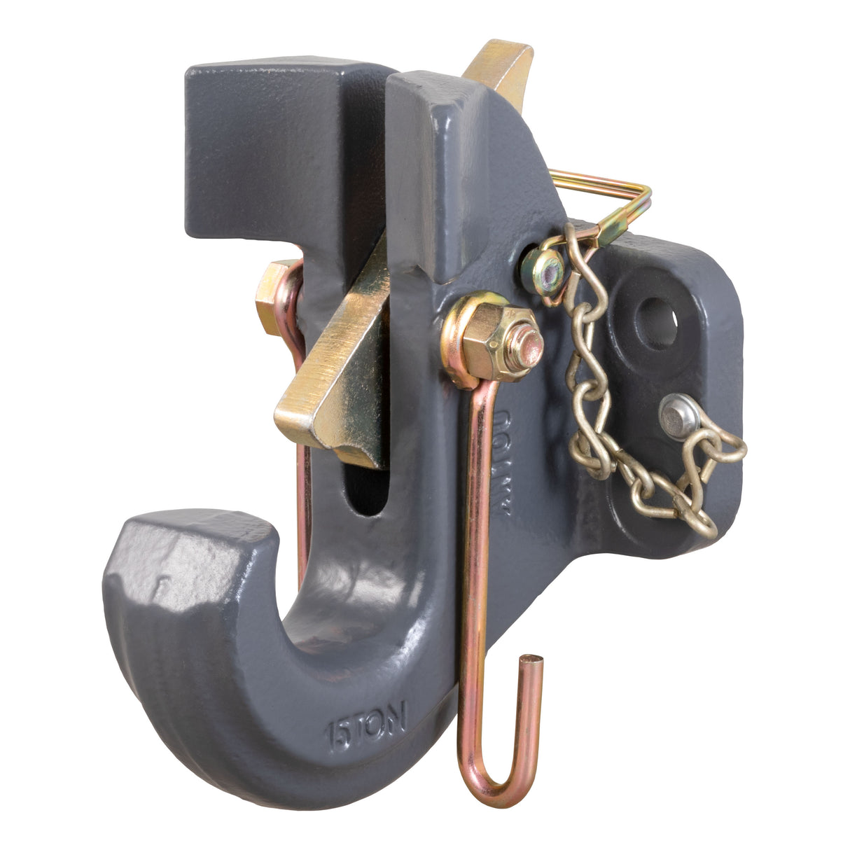 Curt - SecureLatch Pintle Hook (30,000 lbs, 2-1/2" or 3" Lunette) - 48505