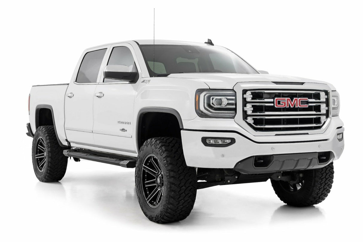 HD2 Aluminum Running Boards - Crew Cab - Chevy/GMC 1500/2500HD/3500HD (07-19 & Classic)