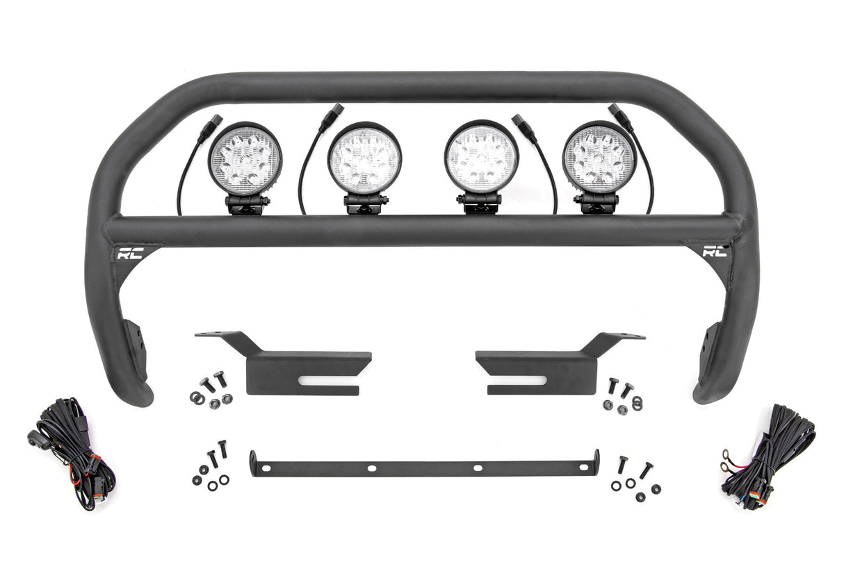 Rough Country - Nudge Bar - 4 Inch Round Led (x4) - Ford Bronco 4WD (2021-2023) - 51049