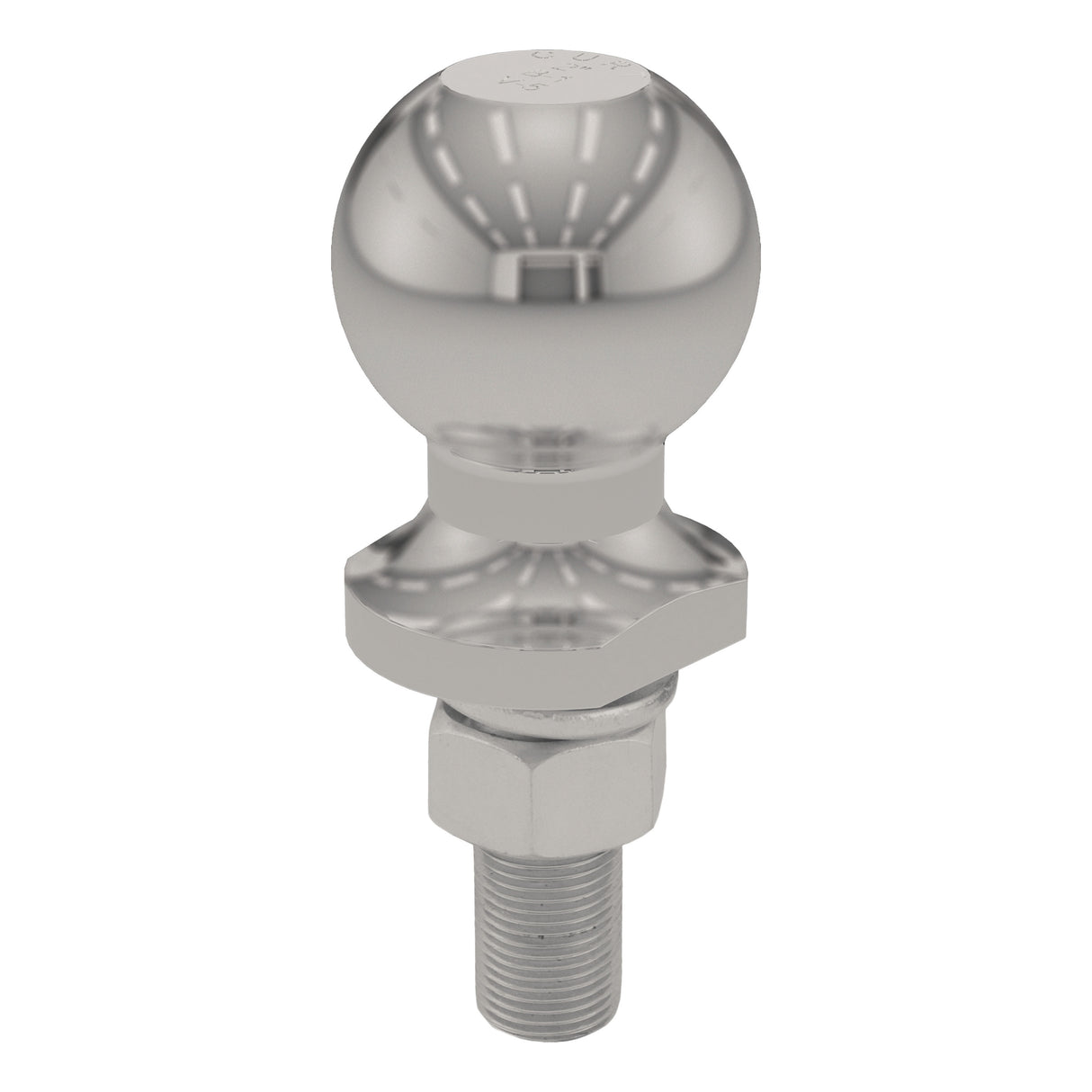 Curt - 2" Trailer Ball (3/4" x 2-1/8" Shank, 3,500 lbs., Stainless, Packaged) - 40082