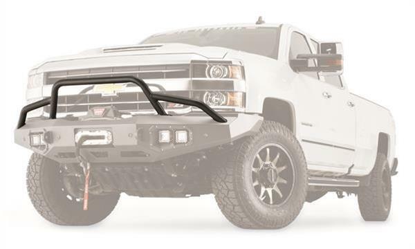 Warn - 100473 Powder Coated Black Steel With Brush Guard Skid Plate Step Plate