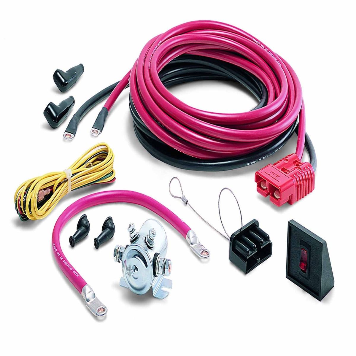 Warn - Quick Connect Cable Kit - 24 ft with Solenoid and Switch - 32966