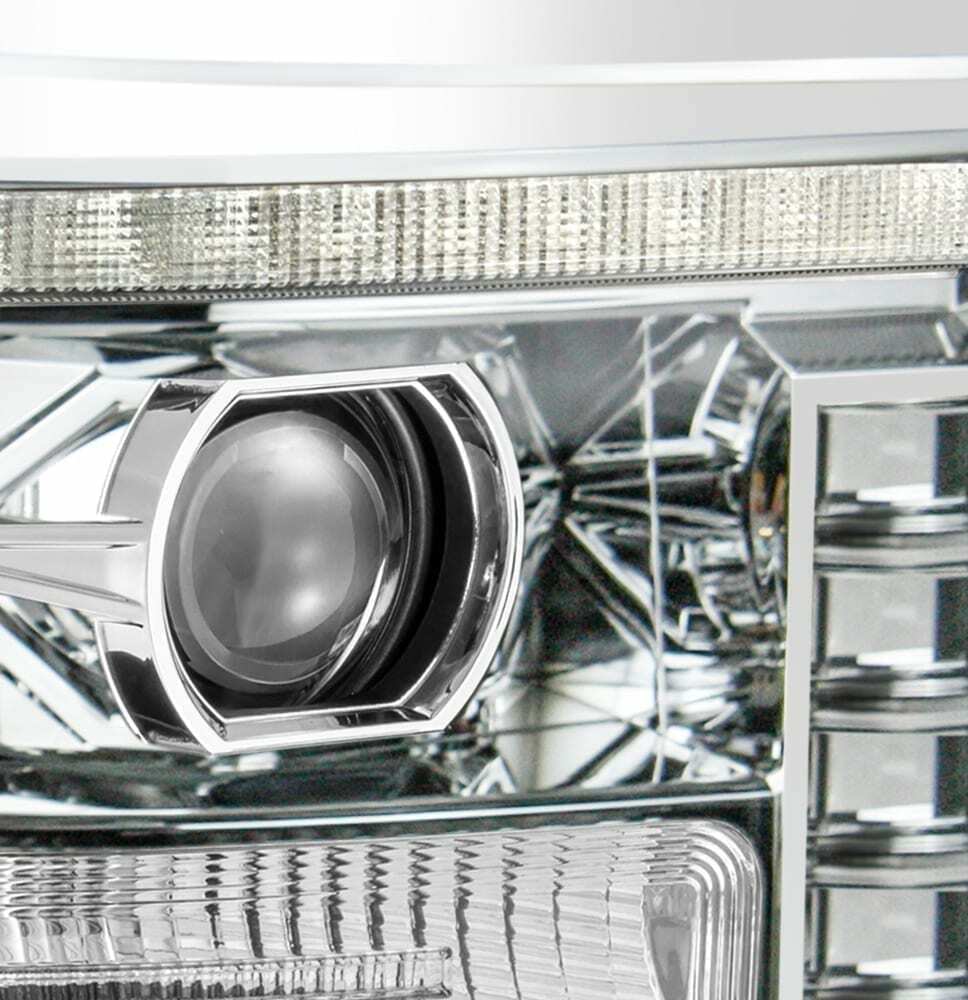 AlphaRex 880145 LED Projector Headlights in Chrome