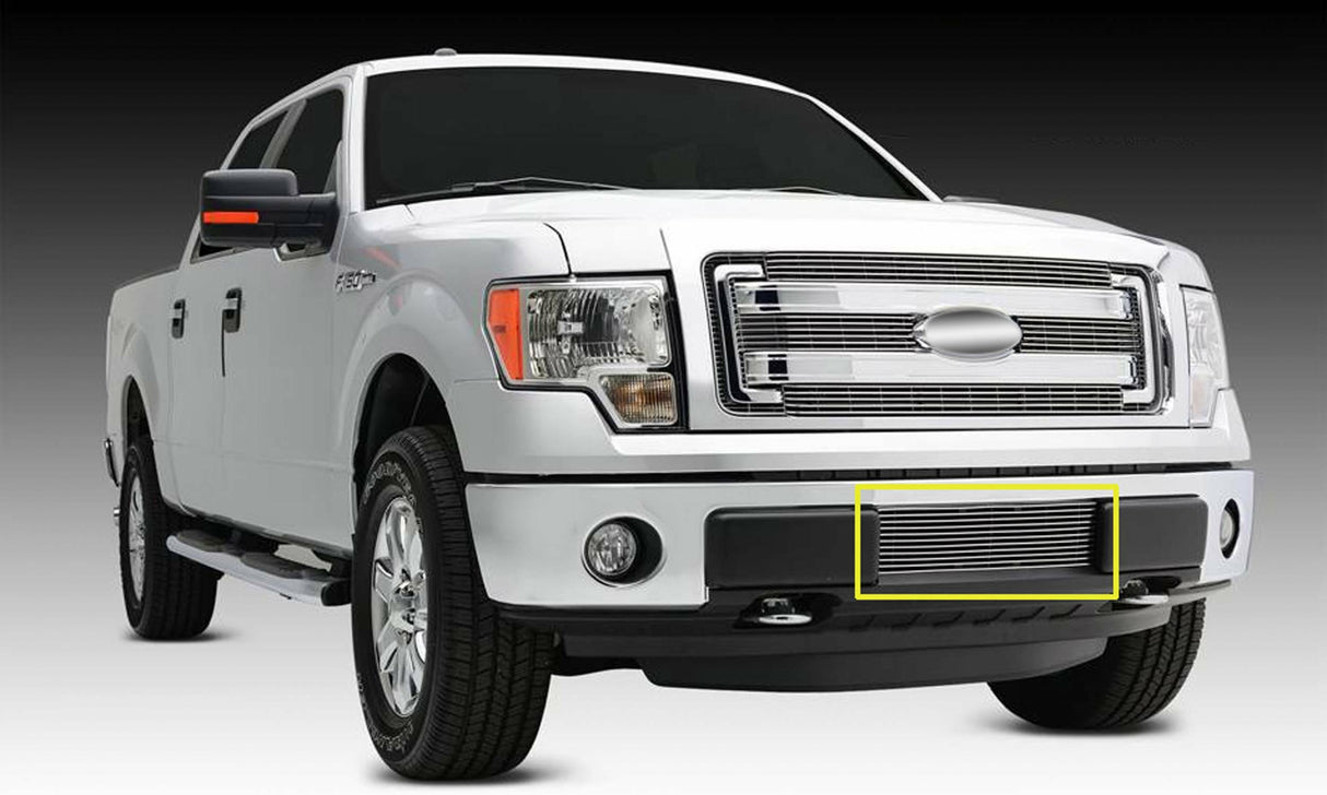 T-Rex Grilles - 1 Pc Horizontal Aluminum Billet Bumper Grille Bolt-On - 25569
