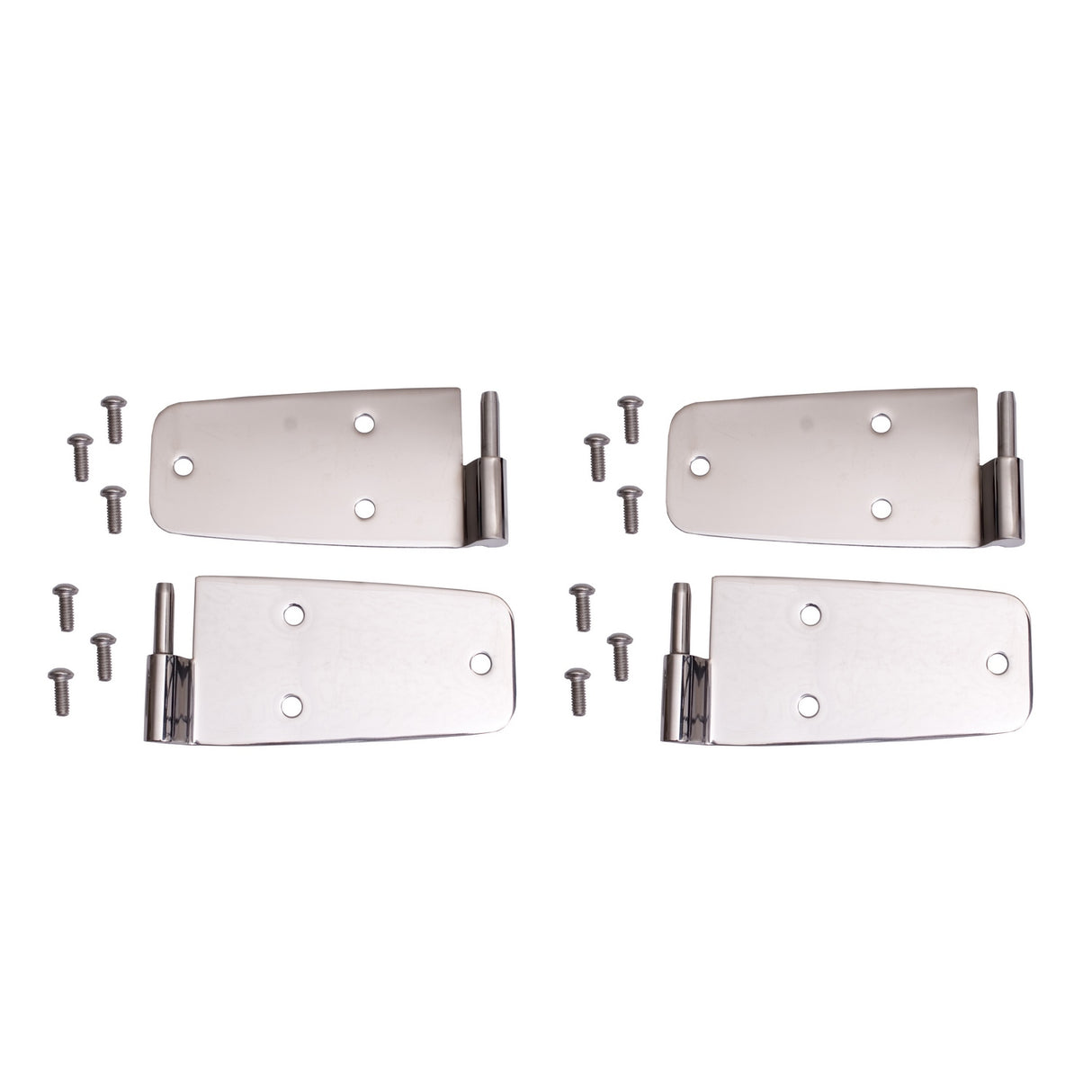 Rugged Ridge - Door Hinge Kit, Stainless Steel; 76-93 Jeep CJ/Wrangler YJ - 11113.01