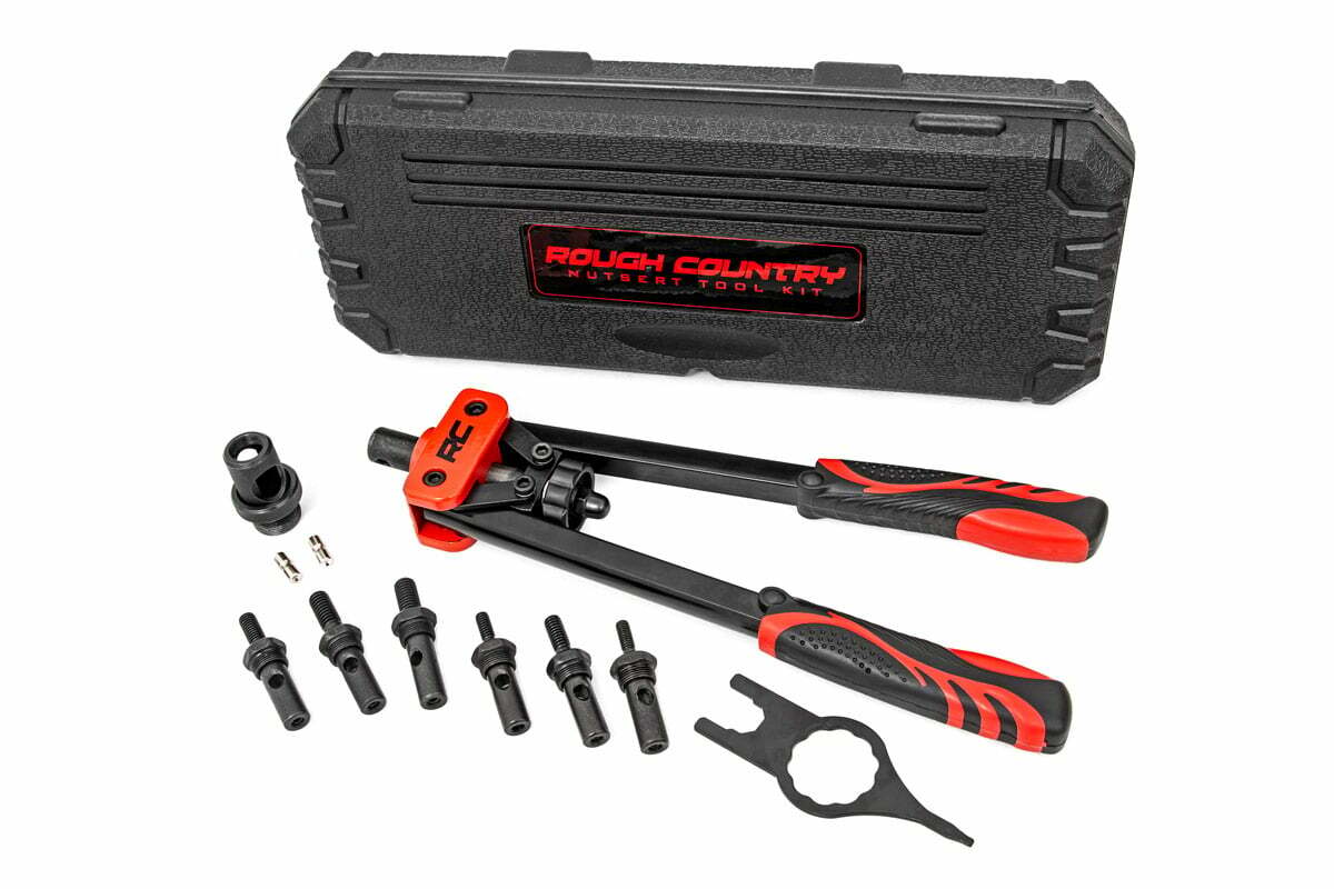 Rough Country 10583 Nutsert Toolkit - 10 Piece System W/Quick Change Mandrel Set