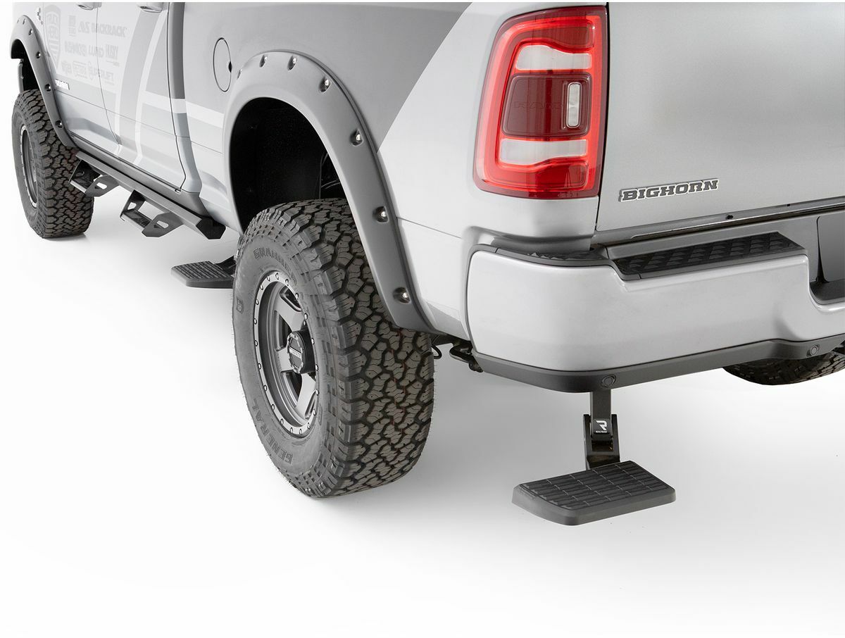 AMP Research 75304-01A Bedstep Flp Dwn Bmpr Stp 02-08 Dodge Ram 1500, 03-09 Dodge Ram 2500/3500
