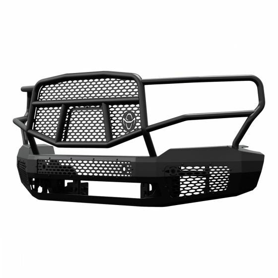 Ranch Hand - Midnight Front Bumper with Grille Guard for Select Chevrolet Silverado 1500, LTD - MFC19HBM1