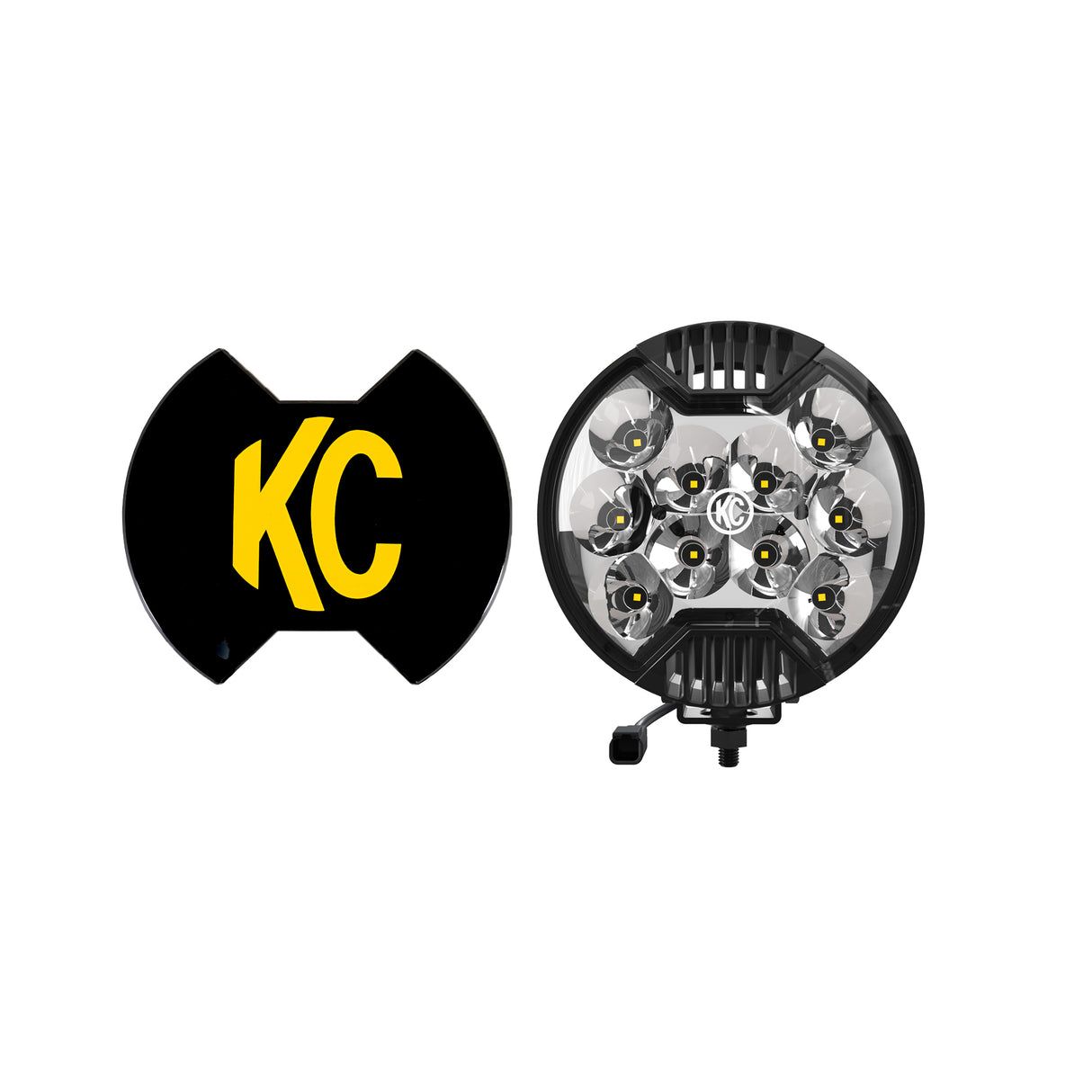 KC Hilites - 6 inch SlimLite LED - Single Light - 50W Spot Beam - 1100