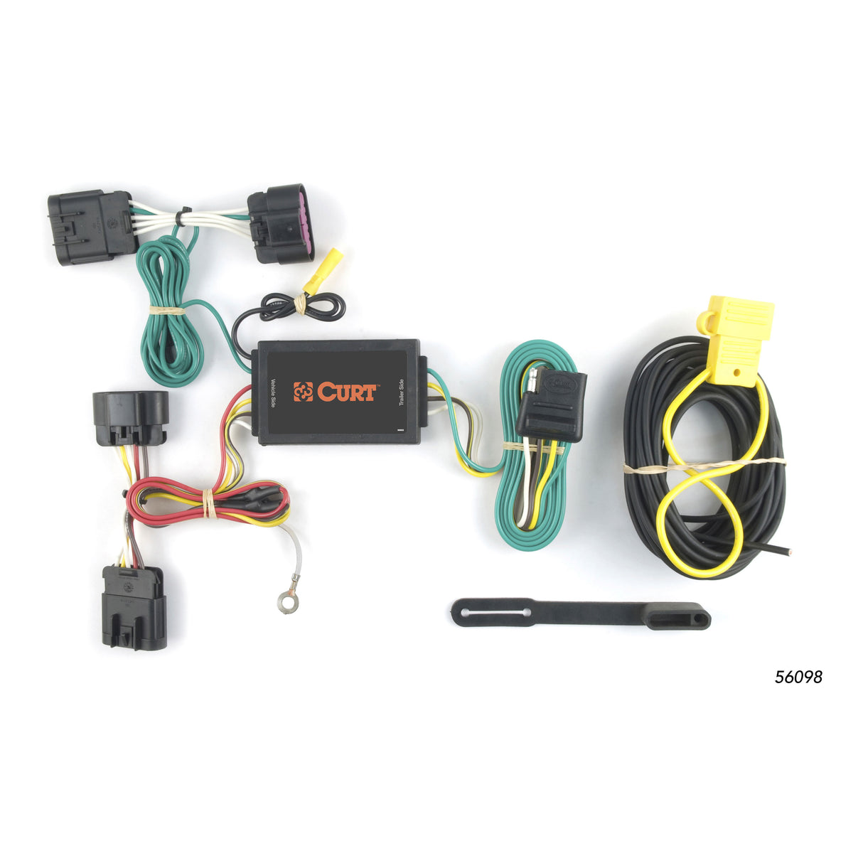 Curt - Custom Wiring Harness, 4-Way Flat Output, Select Buick LaCrosse - 56098