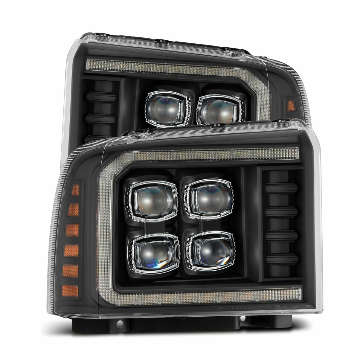 AlphaRex 880319 Projector Headlights Black