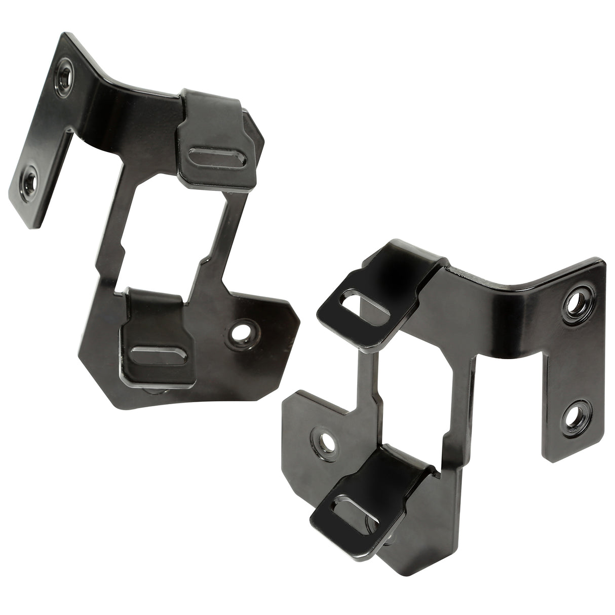 Rugged Ridge - A Pillar Light Mount, Semi-Gloss Black; 07-16 Jeep Wrangler JK - 11232.30