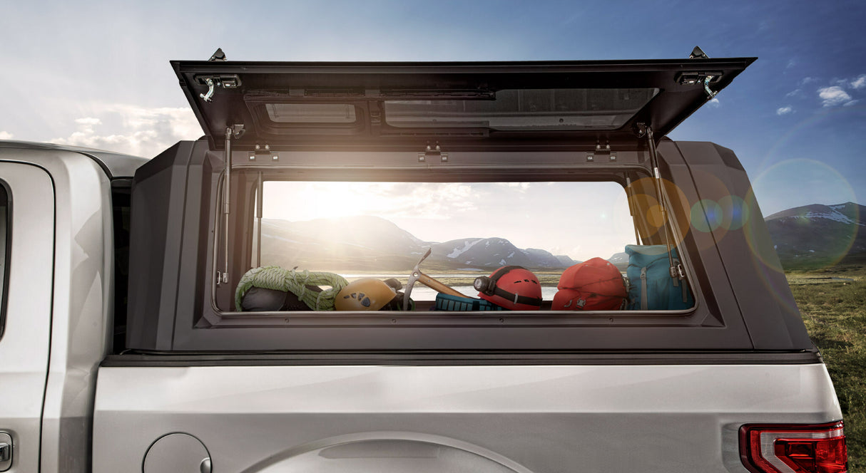 RSI SmartCap - Tacoma Truck Bed Cap EVOh Hatchback Matte Black For 24-26 Toyota Tacoma 5 Foot Short Bed - EH1312-MB