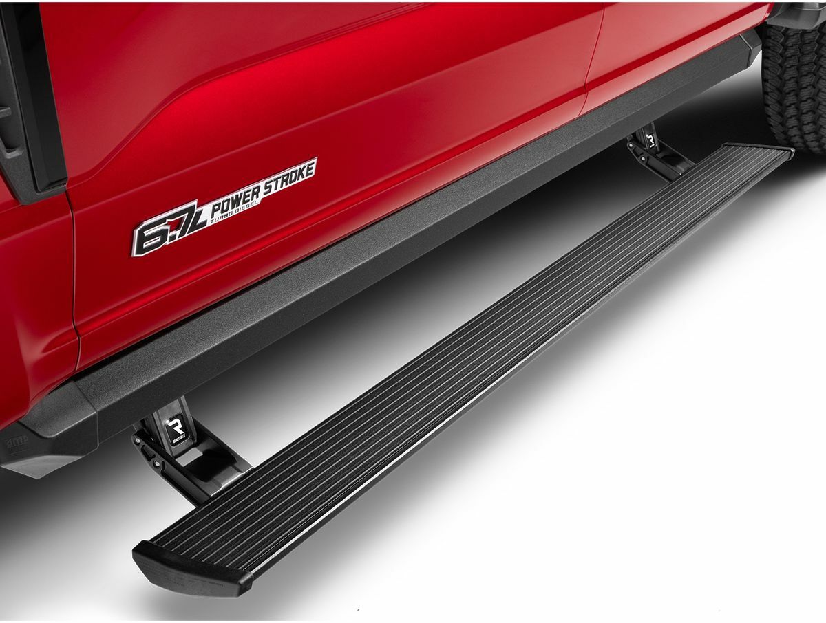 AMP Research 77133-01A PowerStep XL 1.5" Additional Drop - 18-21 Jeep Wrangler JL, 2-Door, Gas Only